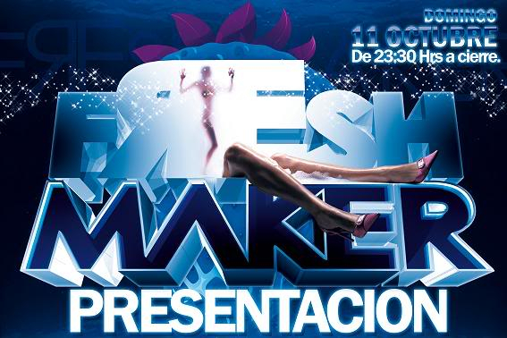 PRESENTACION SALA FRESH MAKER @ HEAVEN MADRID FLYER-front