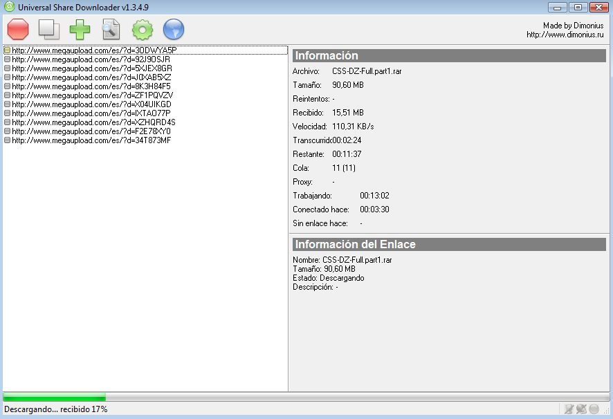 USD (Programa gestor de descargas megaupload y rapidshare) Sinttulo-1-4