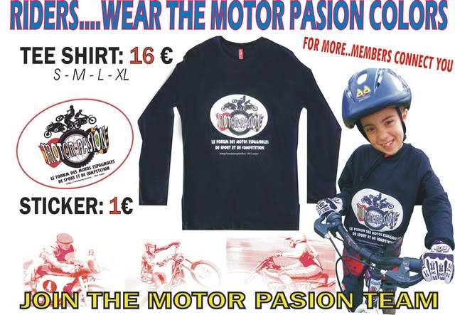 TEE SHIRT MANCHES LONGUES MOTOR PASION: Portez les couleurs du forum Tshirtpubrduitforum