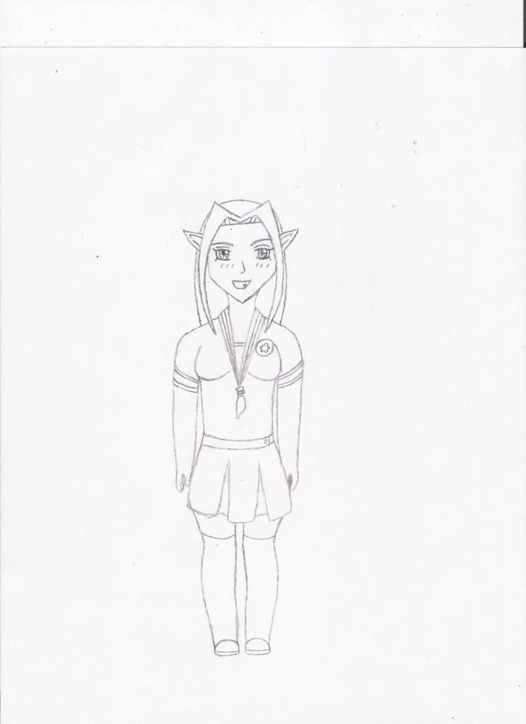 Hyrule Field High Characters SchoolgirlCelestia