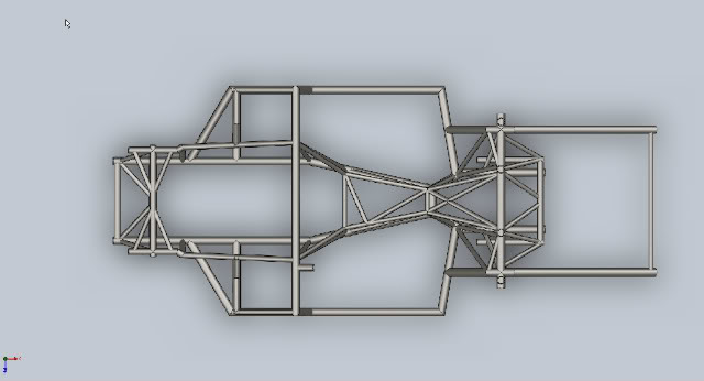 427 : modélisation chassis en 3D SolidWorks
