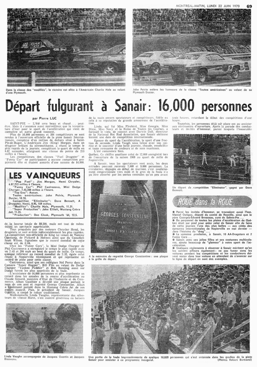 Vielles photos de " drag " au Québec - Page 10 Sanair