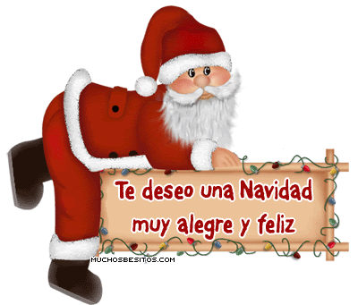 +++++LA MAGIA DE LA NAVIDAD+++++ - Página 2 Santa-navidad-alegre-feliz
