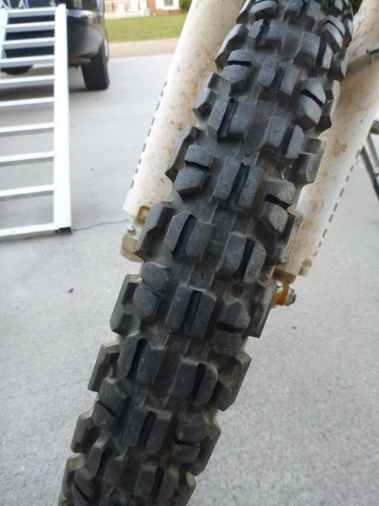 Look what I did to my tire! Trailwing