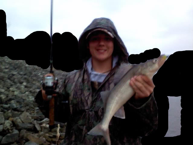 Buddy got his first legal walleye on the sandusky yesterday 0328100814-1