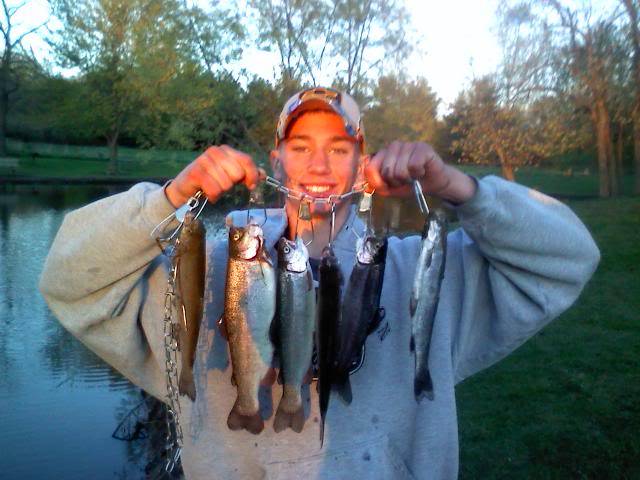 Trout are bitin-Slow at olander, great at east harbor POND 0427102013