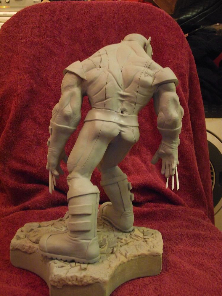 Wolverine "Civil War" (façon Humberto Ramos) - Statue 1/6 - Mat Scrivens DSCF2593