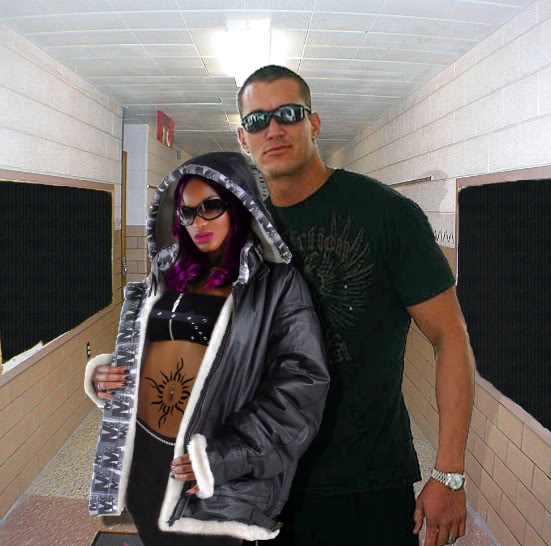 Randy and Raven arrive Backstage