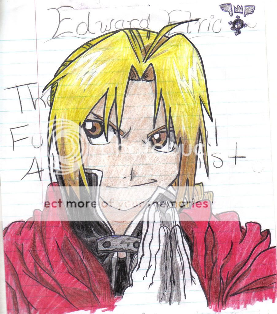 My Edward Elric Drawing Edwardelric