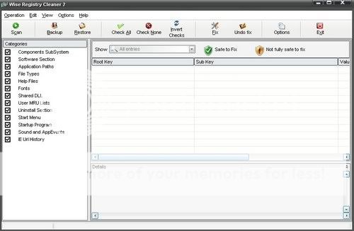 Wise Registry Cleaner 3.11 - Quét dọn và sửa lỗi registry Wiseregistryclean