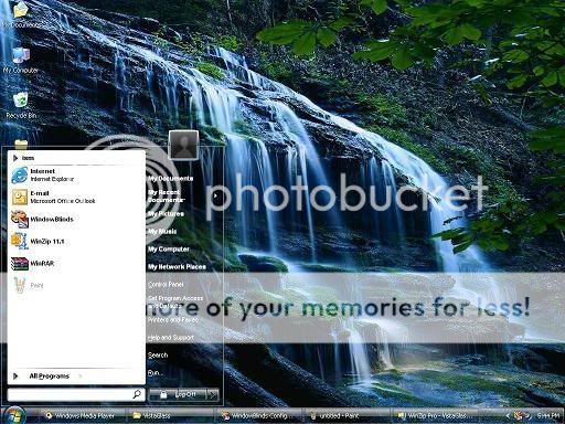 Themes đẹp cho Windows XP  Vistaglass