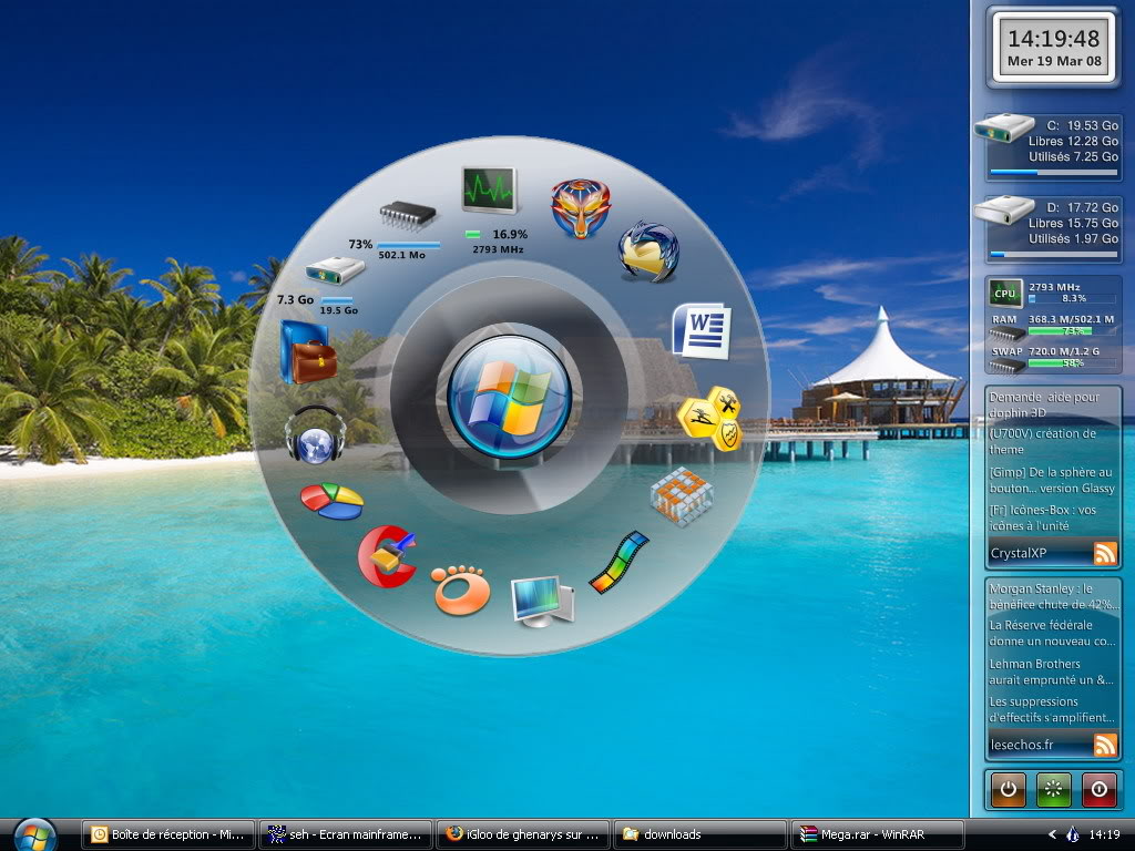 5 Công Cụ Trang Trí, Làm Đẹp DeskTop Windows Seven_Dock_for_Rainmeter_by_ghen-1