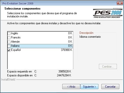 ( DESCARGA ) PES 2008 en español por mediafire [FULL] [ISO]  3-10