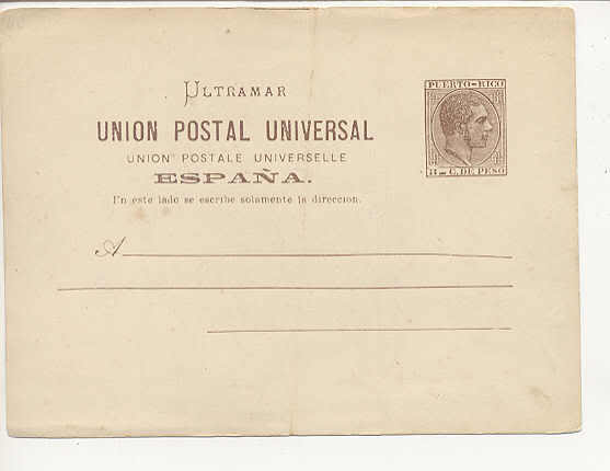 Ventas en ebay marzo 2011 PUERTORICO18853cpostalcardHG253