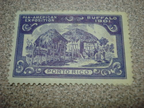 Ventas en ebay octubre 2011 PUERTORICOPORTOPANAMERICANEXPOSITIONBUFFALO1901BLUELABELPOSTERSTAMP27