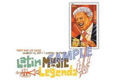 sellos - Sellos de artistas latinos - Tito Puente Celia Cruz y otros Titopuente