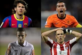 Nominados al mejor gol de 2010 Messi-gio-van-bronckhorst-neymar-robben