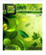 theme cho N72 nokia BestGreenAbstract