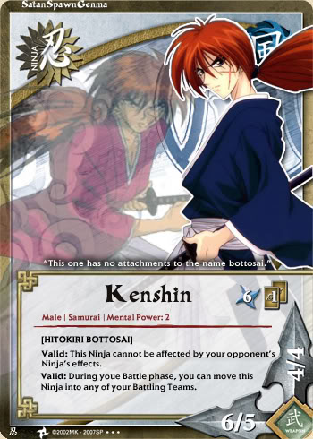 Satanspawngenma's card list Kenshin