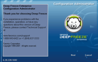 حمل برنامج Deep Freeze Dfentlr3