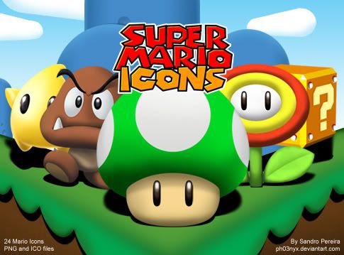 Super Mario Icons SuperMarioIcons-Preview