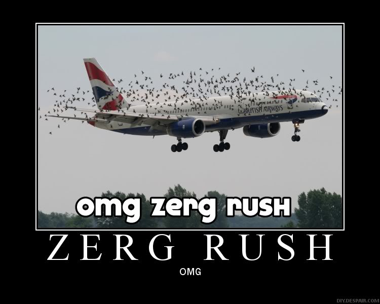 Spoof Motivational Posters Zerg_rush