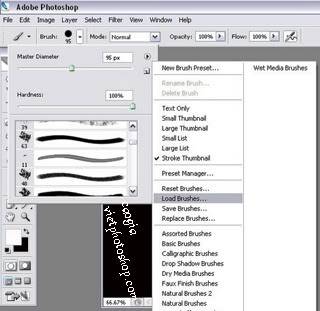 Một số thủ thuật photoshop 1loadbrush