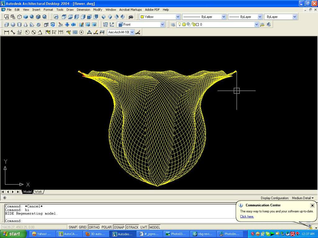 3D autocad tutorial - Page 2 Simpleflowerelevation