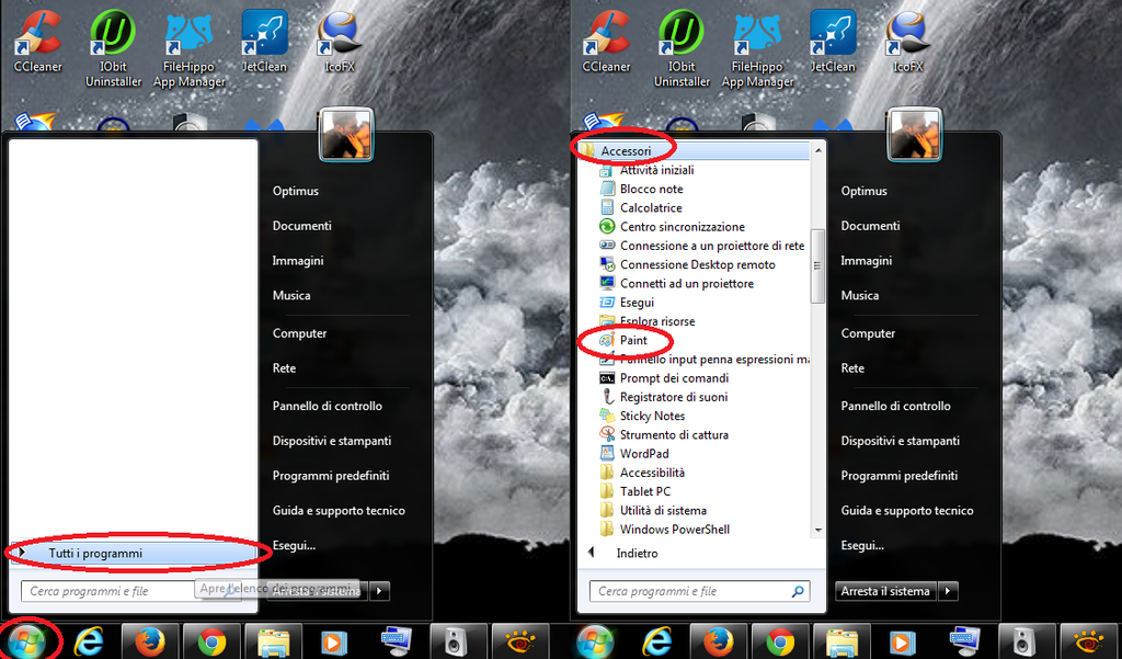 GUIDA: Nozioni Base - Fare SCREENSHOT (o screen) Percorso%20Paint