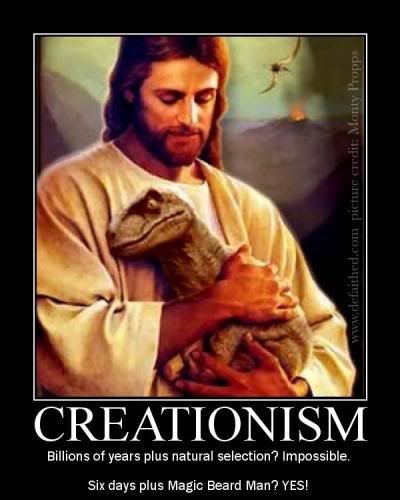 Well, I'm back. Creationism-Jebus