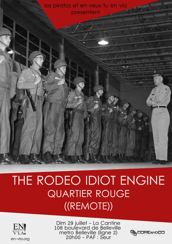 Paris 29/07 THE RODEO IDIOT ENGINE + QUARTIER ROUGE + REMOTE The-rodeo-petit-1