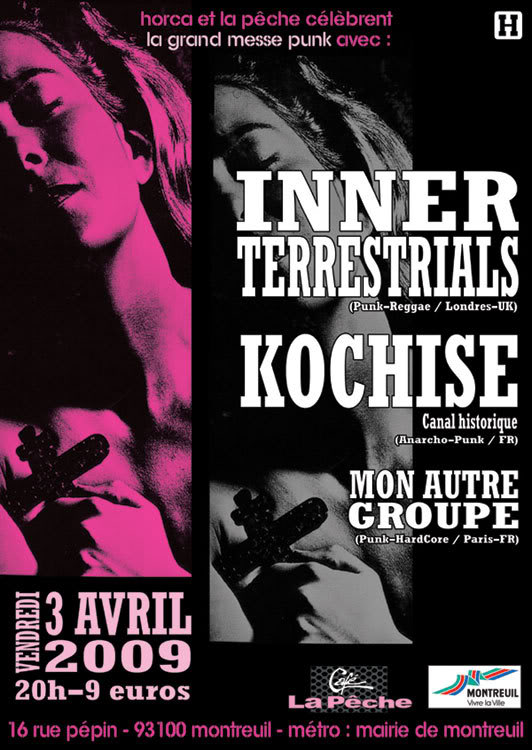 INNER TERRESTRIALS,KOCHISE,MON AUTRE GROUPE,03/04 @Montreuil Flyer030409V2