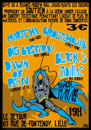 17/01.LILLE. Concert de SOUTIEN à la scène PUNK/HC/SKA Fly-1