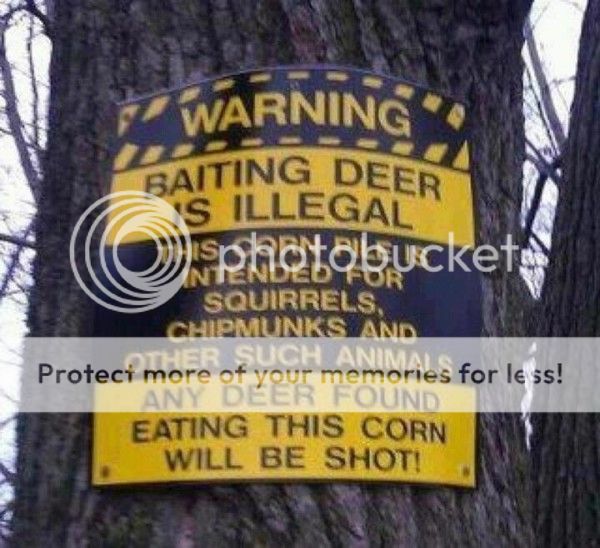 The "Signage" Thread Baiting-deer-is-illegal-600x548