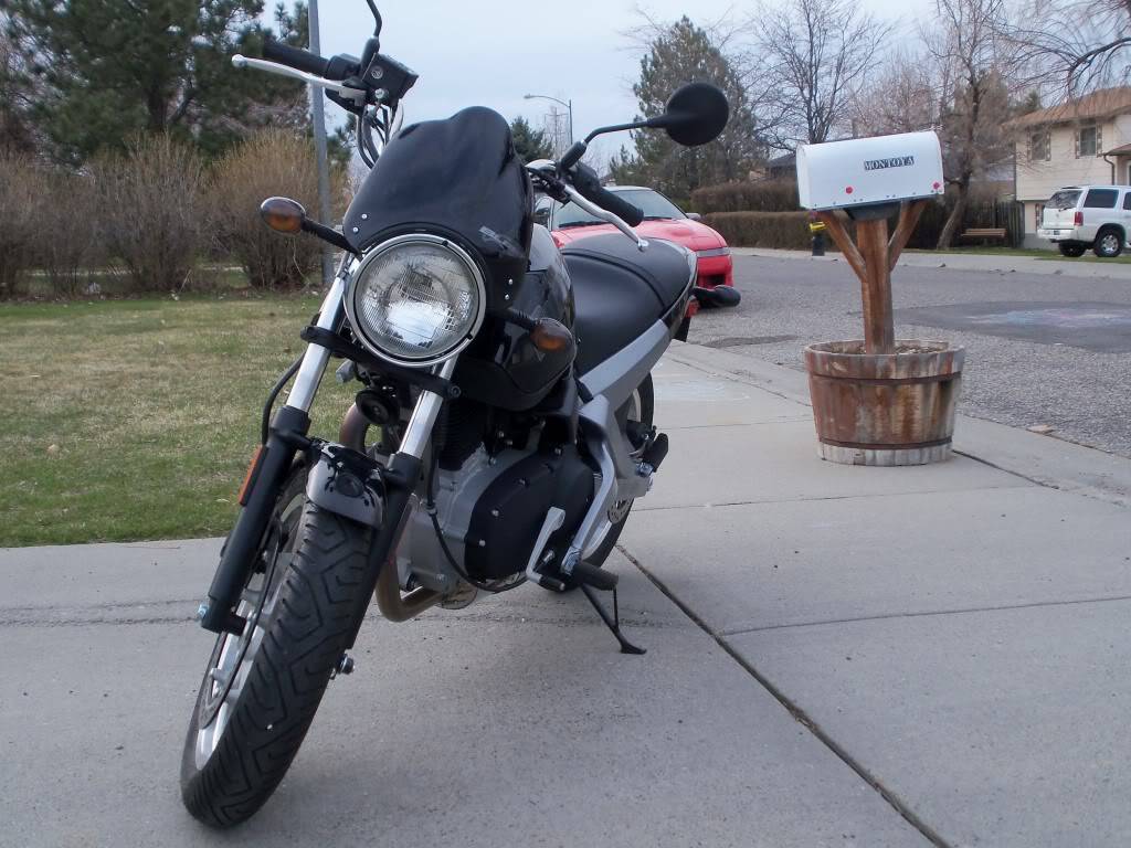 FS: Buell Blast black on black 77 miles $3700 OBO 102_1067