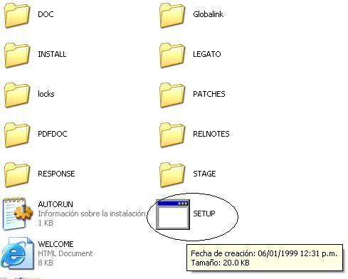 Instalacin de Oracle 8i para Windows XP A