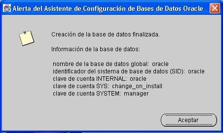 Instalacin de Oracle 8i para Windows XP K