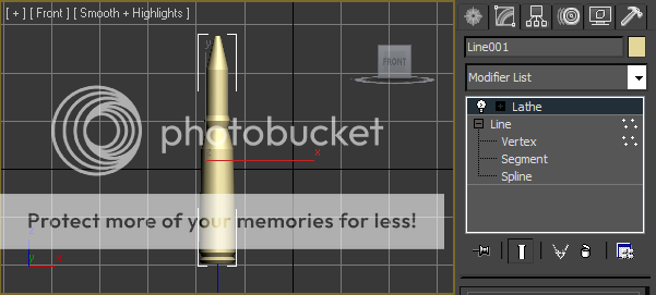 [3DSMax] How to model a basic bullet Bullet4