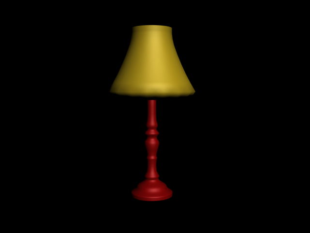 [3DSMax] Complete:Table Lamp CompleteLamp