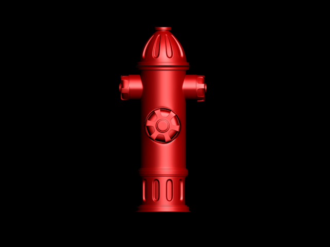 [3DSMax] High Polygons:Fire Hydrant FireHydrant