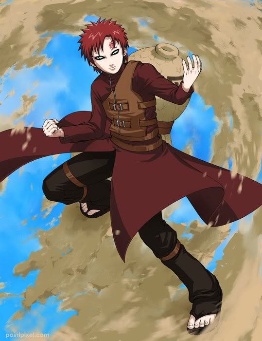 los mas buenos del anime* Gaara-Kazekage