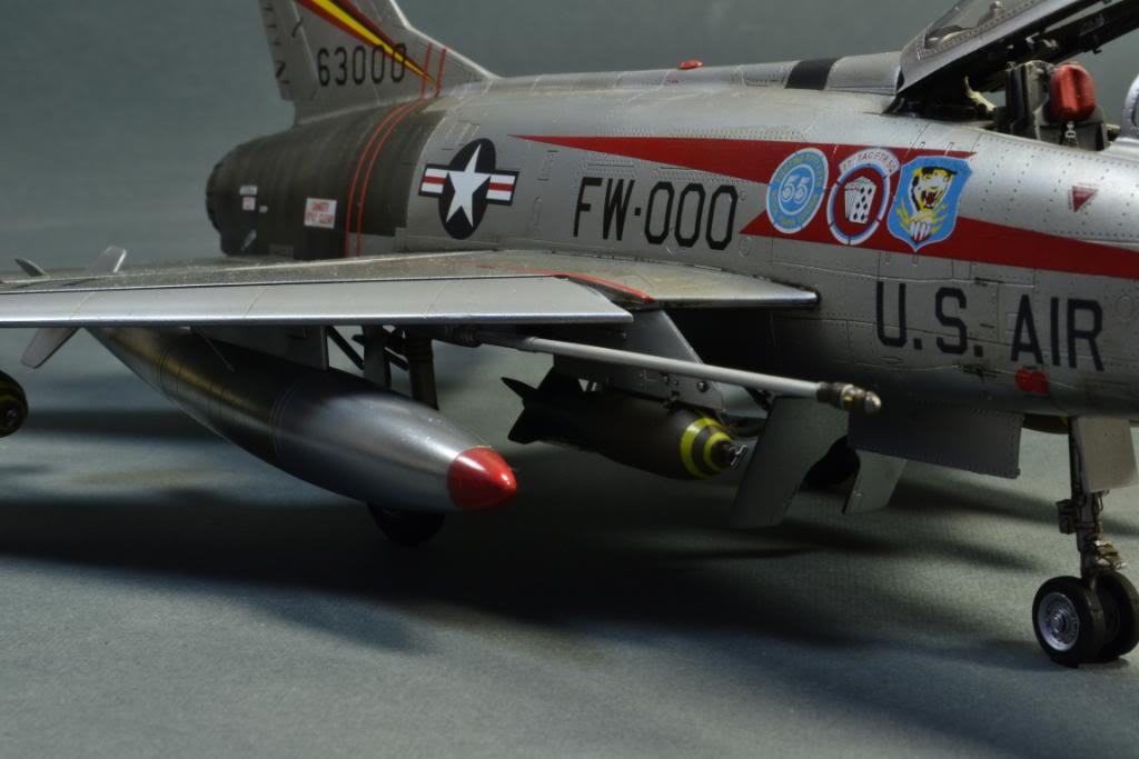 F-100D Super Sabre, 1/48 Trumpeter med Aires godis DSC_2680