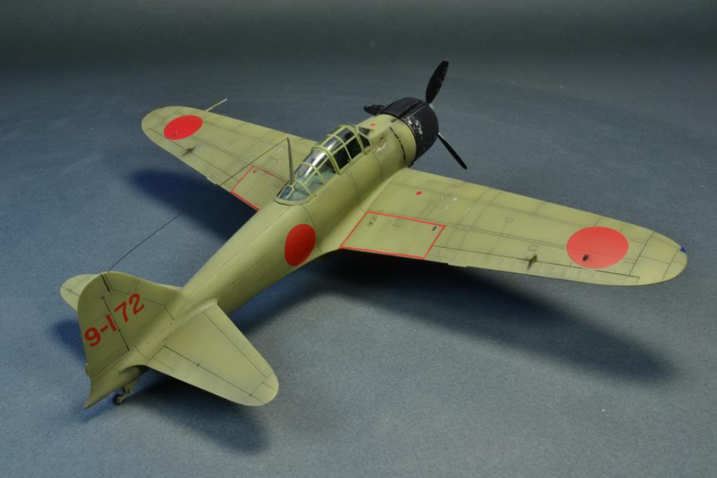 Mitsubishi A6M2a type 11, Hasegawa 1/48 DSC_0546