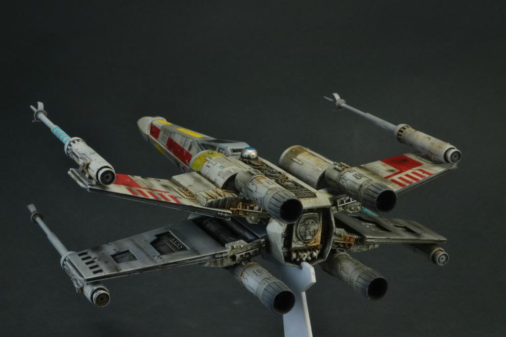 Incom Corporation T-65, X-wing space superiority fighter, 1/72 FineMolds DSC_6790