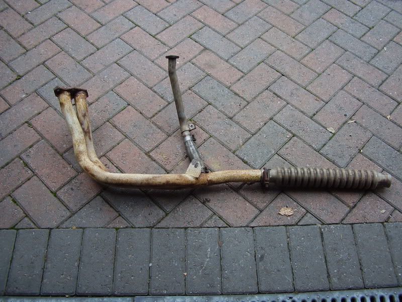 mk1 golf 1300 downpipe/flexi Josh067