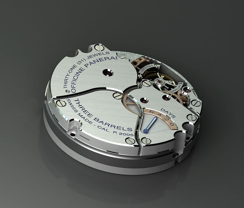 Nouveaux calibres de manufacture Panerai Calibre_P2005