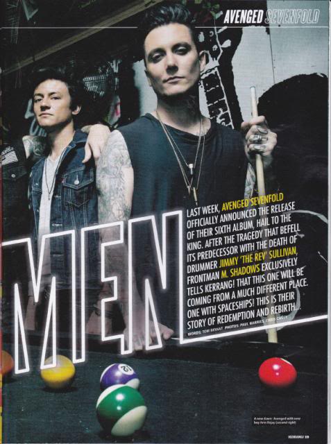 Avenged Sevenfold featured in Kerrang (Scans inside) IMG15