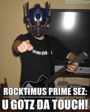 Funny stuff. I challenge thee! - Page 2 Rocktimus-prime