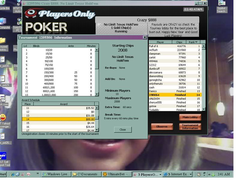 Players Only MTT Playeronly14th