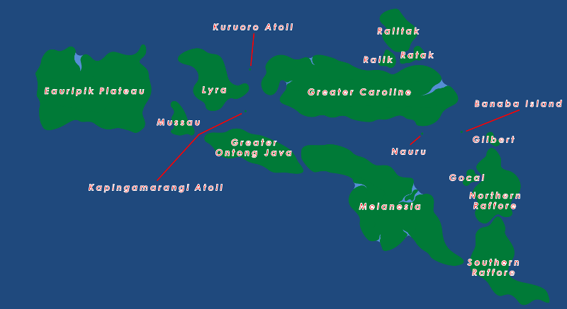 Melanesian Region GreaterCarolineIslands